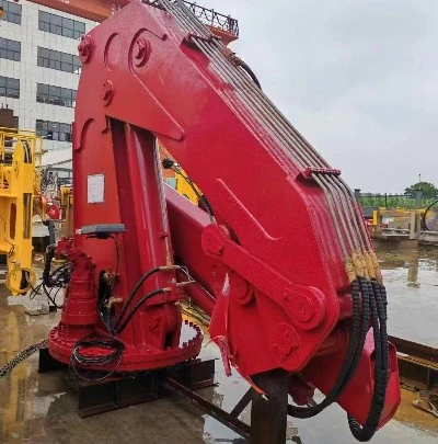 Telescopic folding crane Telescopic folding crane
