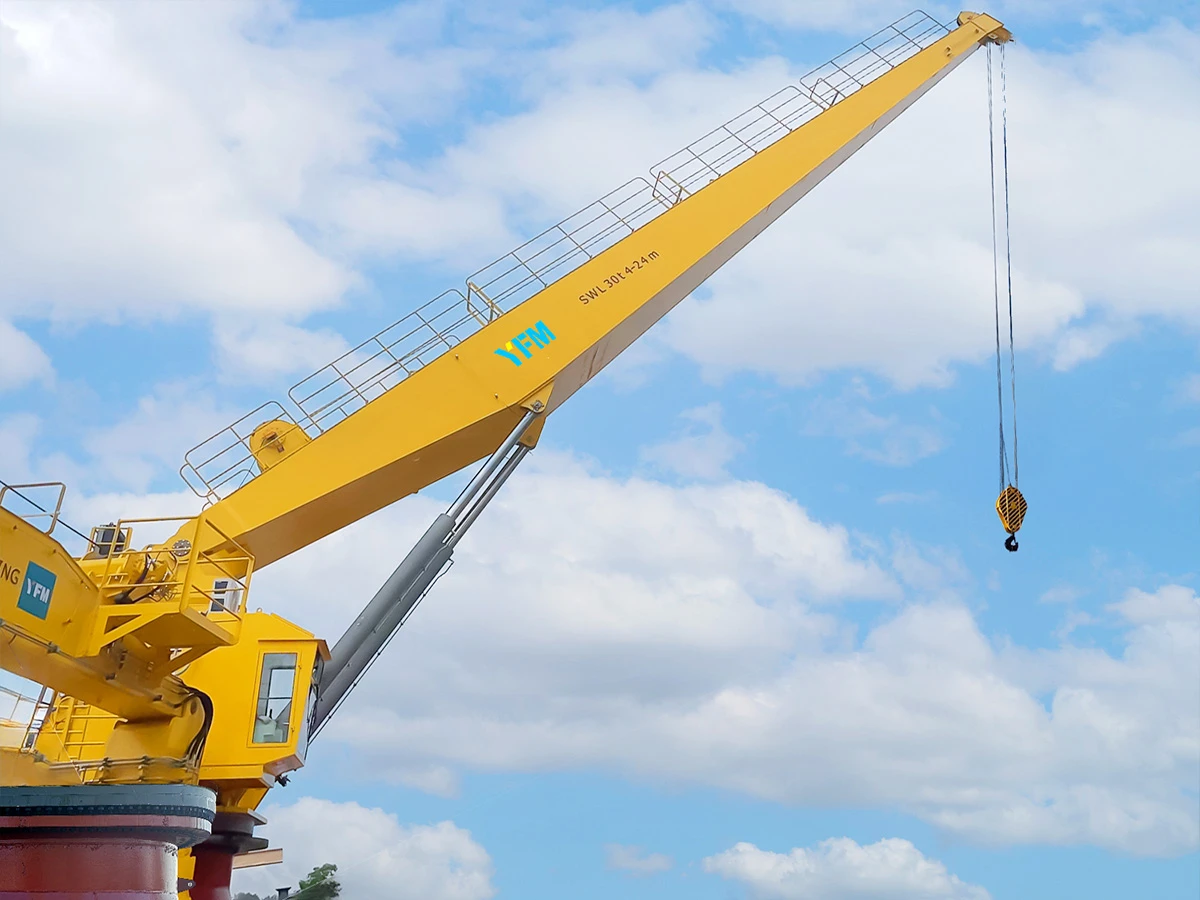 YFM---Fixed Boom Marine Deck Crane YFM---Fixed Boom Marine Deck Crane